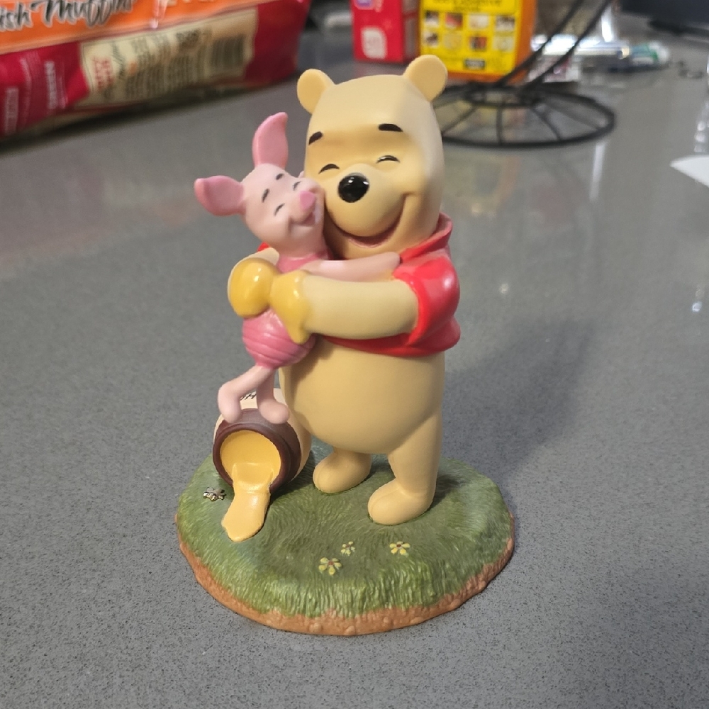 Disney Pooh & Friends Figurine with Blue Accents